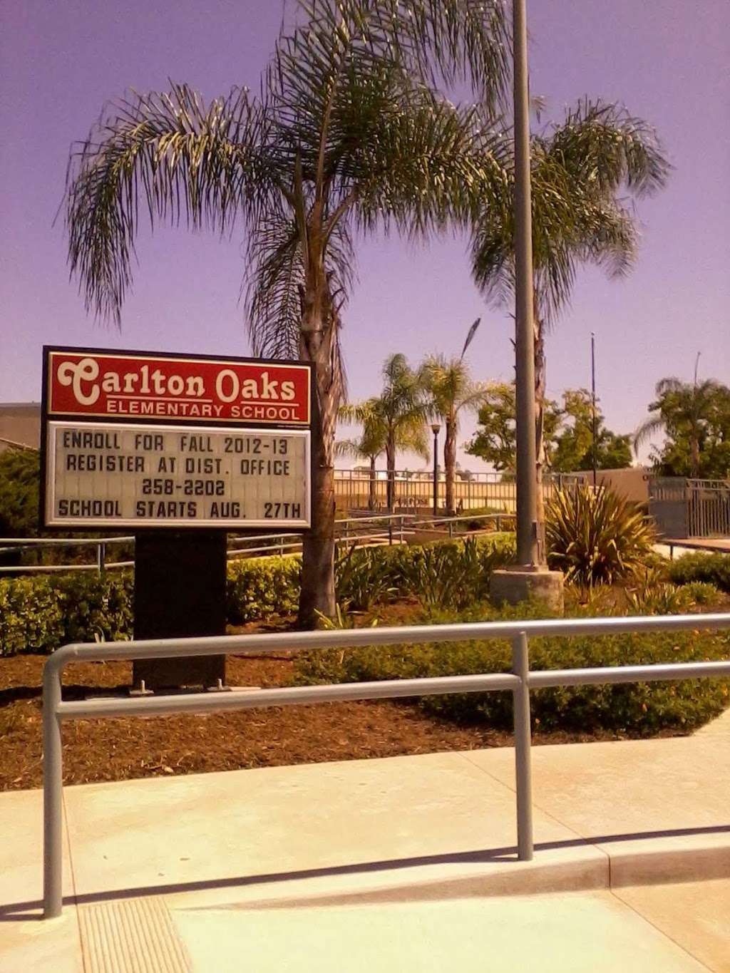 Carlton Oaks School | 9353 Wethersfield Rd, Santee, CA 92071 | Phone: (619) 956-4500