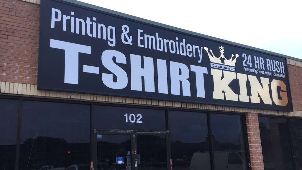 T-SHIRT KING (SCREEN PRINTING, EMBROIDERY, FULL COLOR BANNER) | 7798 Harwin Dr #102, Houston, TX 77036, USA | Phone: (713) 909-5050