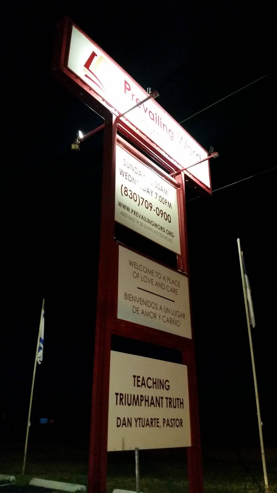 Prevailing Word Church | 4000 E Access Rd, Lytle, TX 78052, USA | Phone: (830) 709-0900