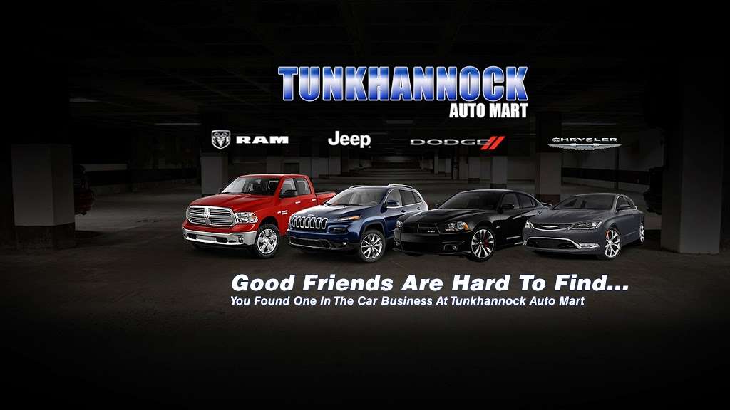 Tunkhannock Auto Mart: Dodge Ram Chrysler Jeep | 509 Joseph, Hunter Hwy, Tunkhannock, PA 18657, USA | Phone: (570) 836-2266