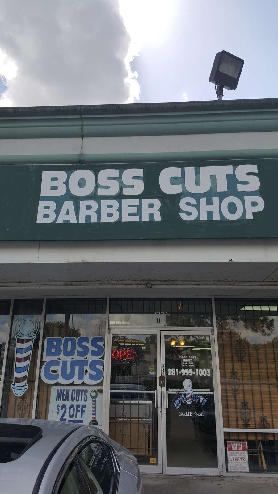 Boss Cuts Barber Shop | 7240, 7227 Antoine Dr # 11, Houston, TX 77088, USA | Phone: (281) 999-1003