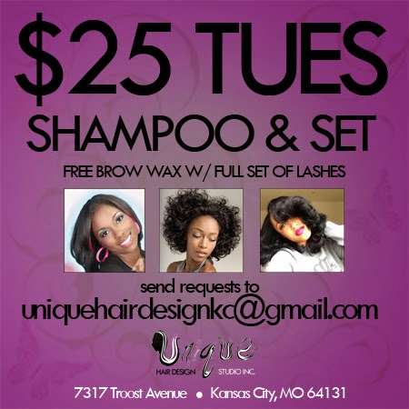 Unique Hair Design Studio, LLC | 7317 Troost Ave, Kansas City, MO 64131, USA | Phone: (816) 226-7317