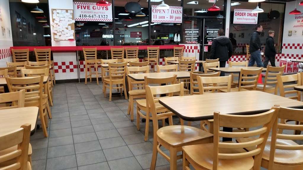 Five Guys | 549 Ritchie Hwy, Severna Park, MD 21146, USA | Phone: (410) 647-1322