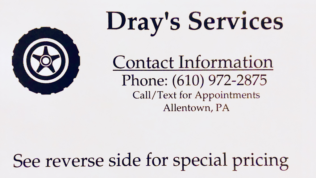 Dray’s Services | 2122 2nd Ave, Whitehall, PA 18052 | Phone: (610) 972-2875