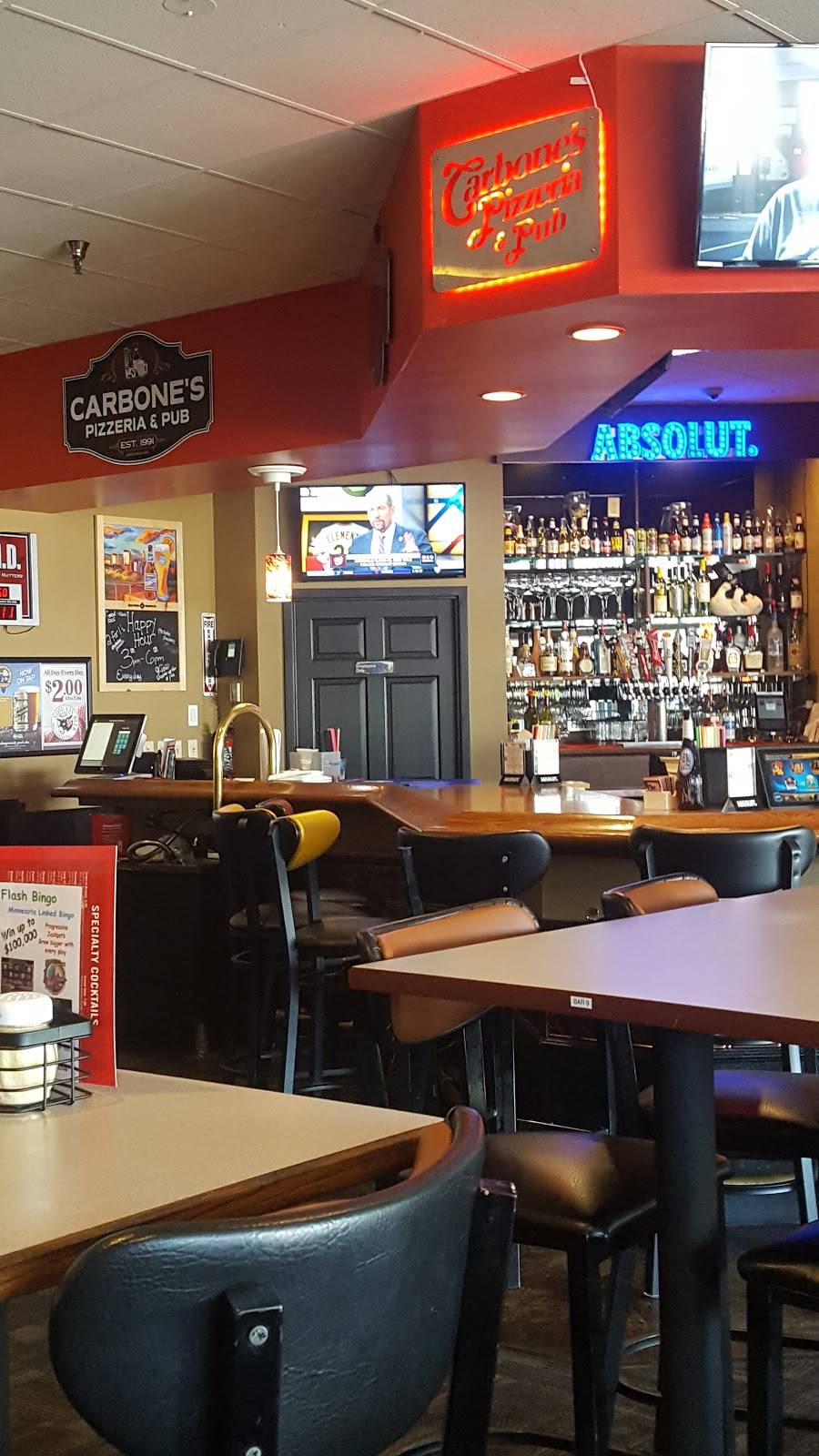 Carbones Pizzeria & Pub - White Bear Lake | 1350 Hwy 96 E, White Bear Lake, MN 55110, USA | Phone: (651) 429-7609