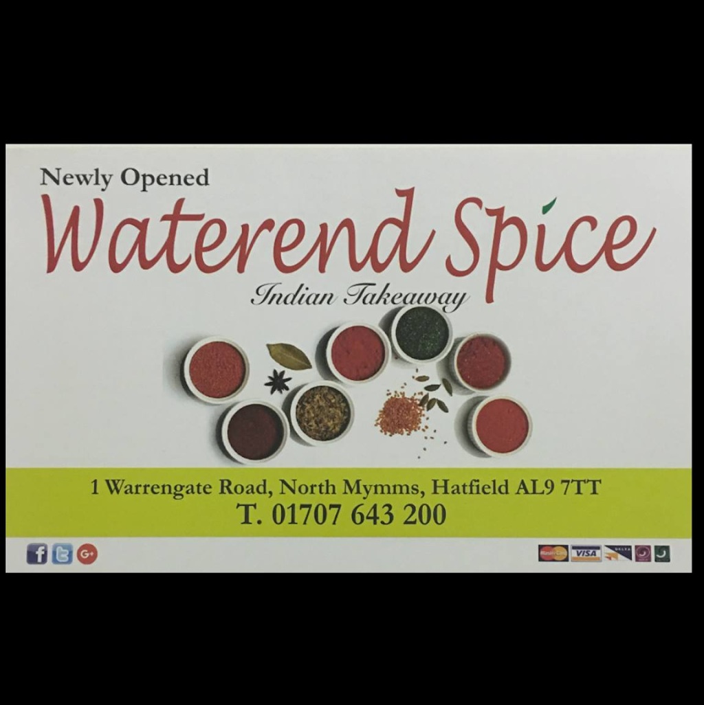 Waterend Spice | 1 Warrengate Rd, Brookmans Park, Hatfield AL9 7TT, UK | Phone: 01707 643200