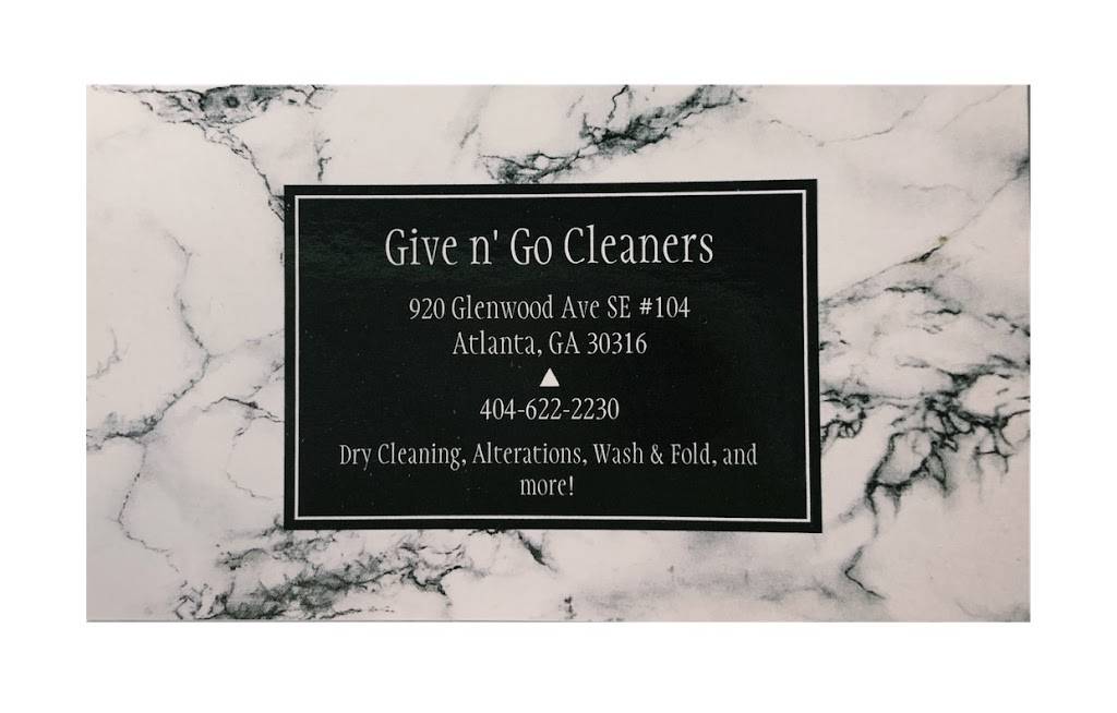 Give N Go Cleaners - Atlanta | 920 Glenwood Ave SE # 104, Atlanta, GA 30316, USA | Phone: (404) 622-2230