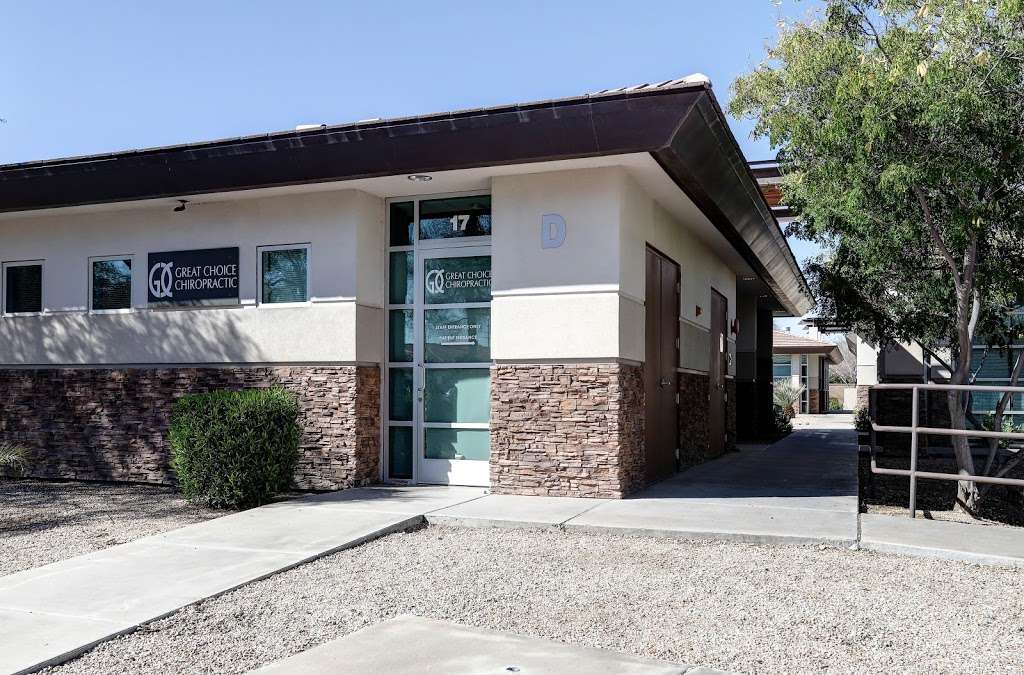 Great Choice Chiropractic | 3800 W Ray Rd Suite 17, Chandler, AZ 85226, USA | Phone: (480) 704-6600