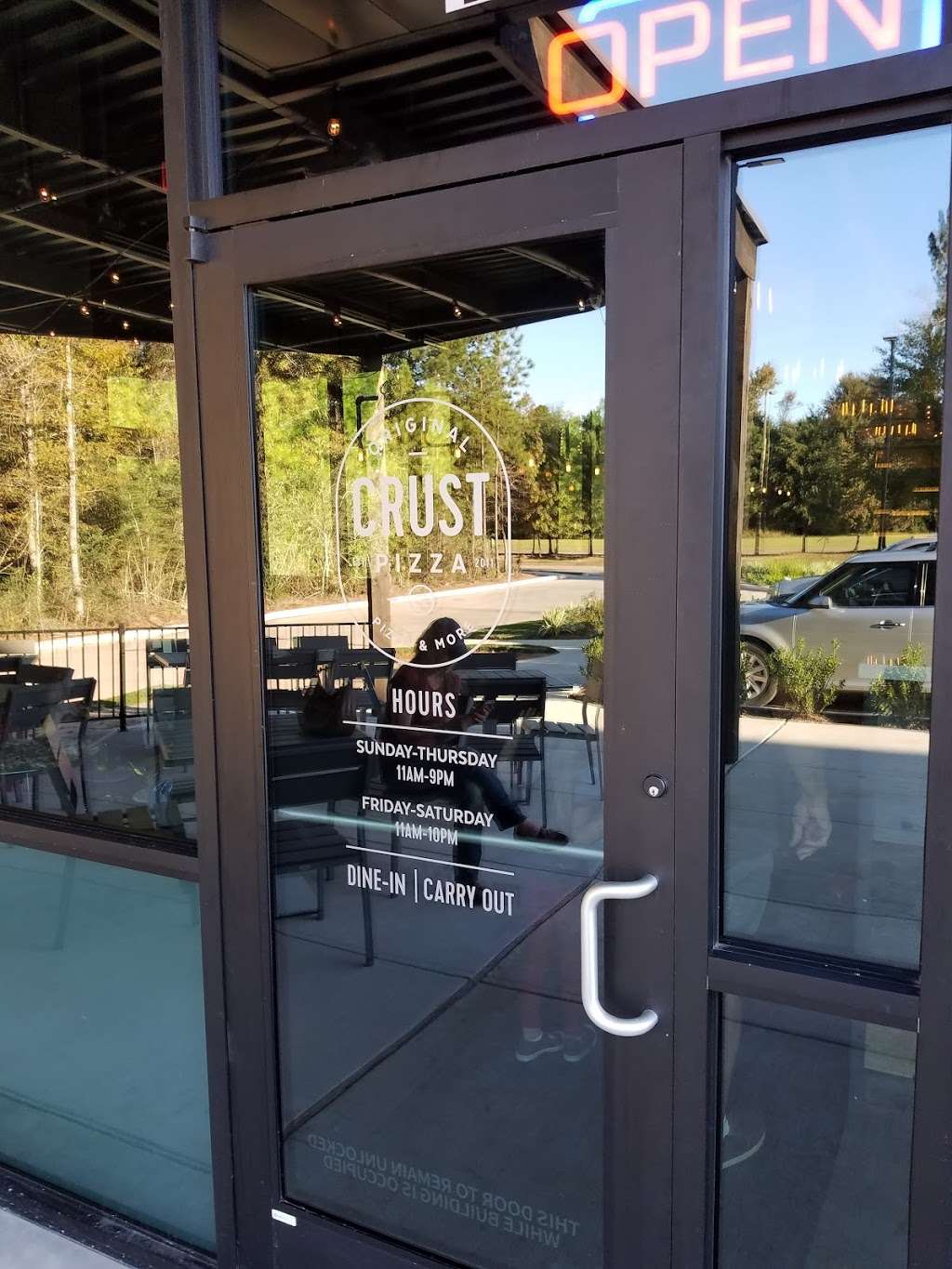 Crust Pizza Co. Woodforest | 2300 Woodforest Parkway North Ste. 100 Ste. 100, Montgomery, TX 77316, USA | Phone: (936) 588-6911