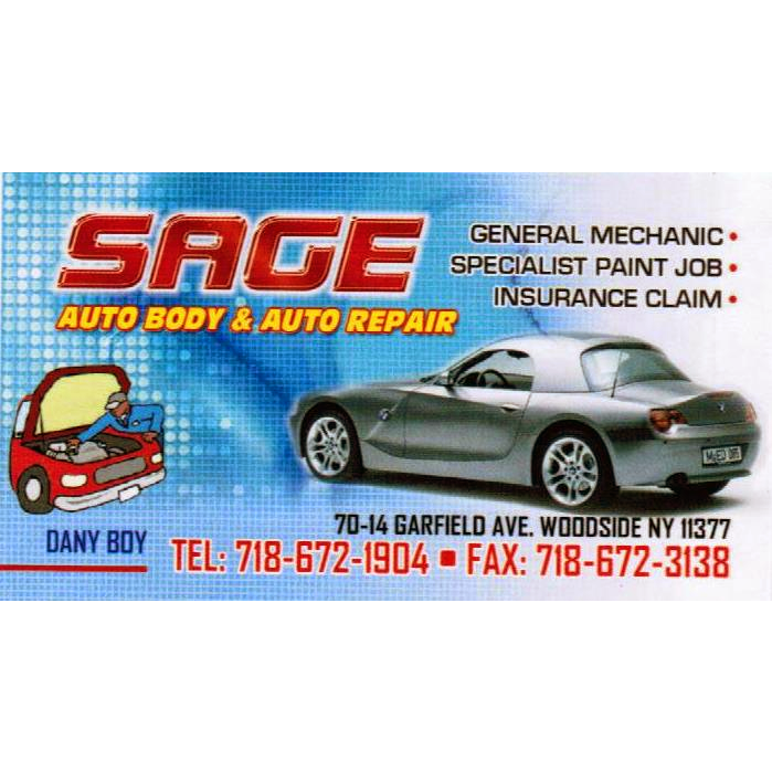 Sage Auto Body & Repair | 70-14 Garfield Ave, Woodside, NY 11377, USA | Phone: (718) 672-1904