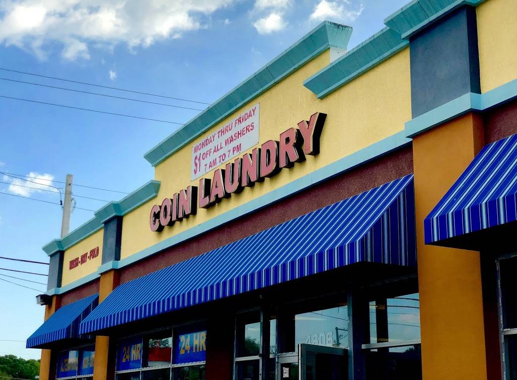 Hillsborough Coin Laundry | 4606 E Hillsborough Ave, Tampa, FL 33610, USA | Phone: (813) 623-9919