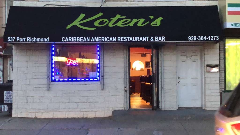 Kotens Carribean and American Restaurant | 537 Port Richmond Ave, Staten Island, NY 10302, USA | Phone: (929) 364-1273