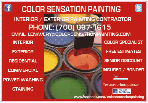 Color Sensation Painting | 25063 W McMillin Dr, Channahon, IL 60410, USA | Phone: (708) 837-1615