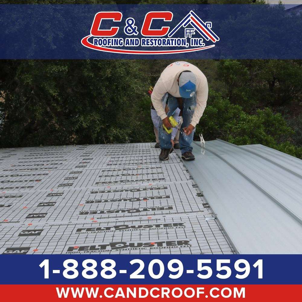 C & C Roofing and Restoration Inc. | 10650 Culebra Rd #104-525, San Antonio, TX 78251, USA | Phone: (888) 920-9559