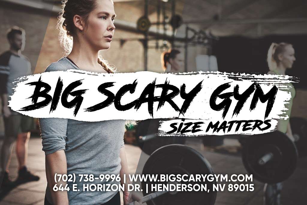 Big Scary Gym | 644 E Horizon Dr, Henderson, NV 89015 | Phone: (702) 738-9996