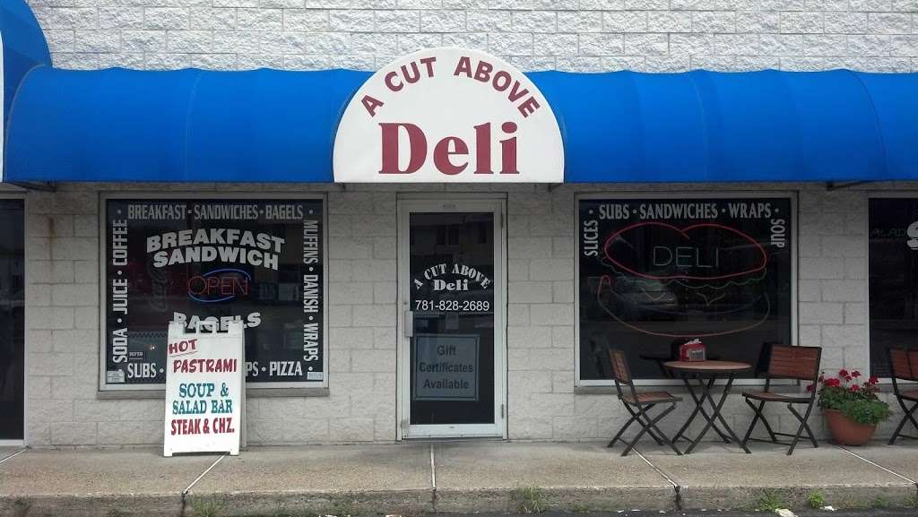 A Cut Above Deli | 1036 Turnpike St, Canton, MA 02021, USA | Phone: (781) 828-2689