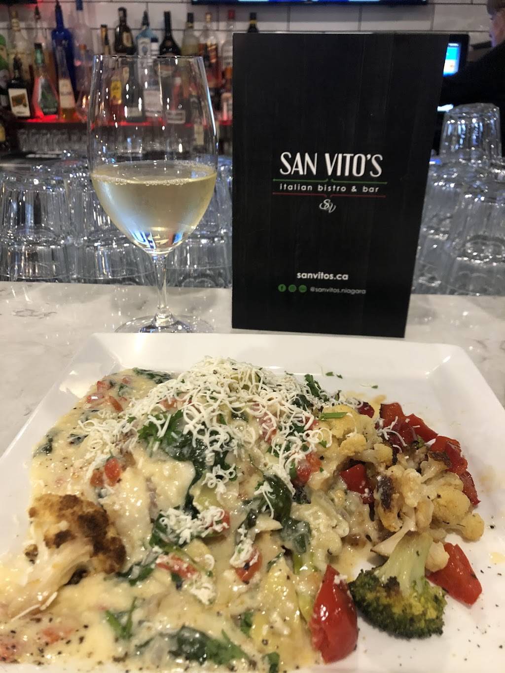 San Vitos Italian Bistro & Bar | 3990 Erie Rd, Crystal Beach, ON L0S 1B0, Canada | Phone: (289) 876-8003