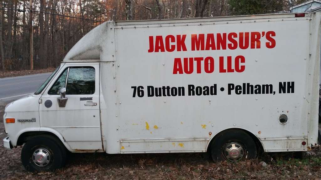 Jack Mansur’s Auto | 76 Dutton Rd, Pelham, NH 03076, USA | Phone: (603) 635-9163