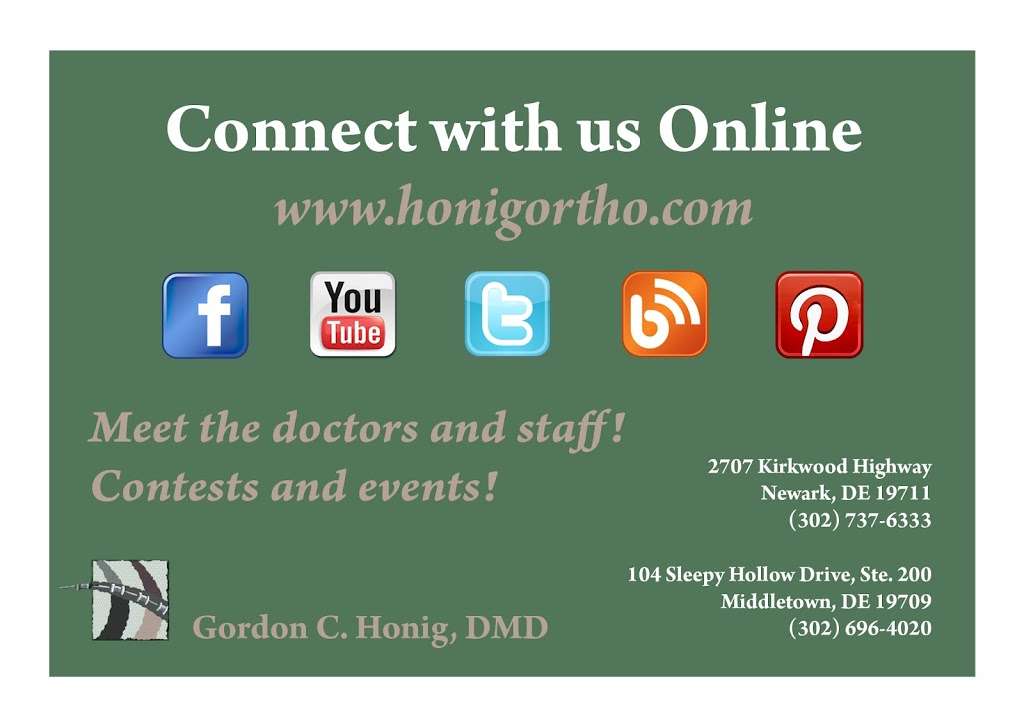 Gordon C. Honig, DMD | 2707 Kirkwood Hwy, Newark, DE 19711, USA | Phone: (302) 737-6333