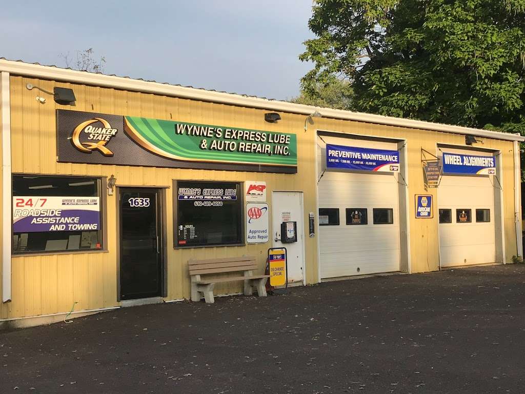 Wynnes Express Lube & Auto | 1635 W Main St, Trappe, PA 19426, USA | Phone: (610) 489-4050