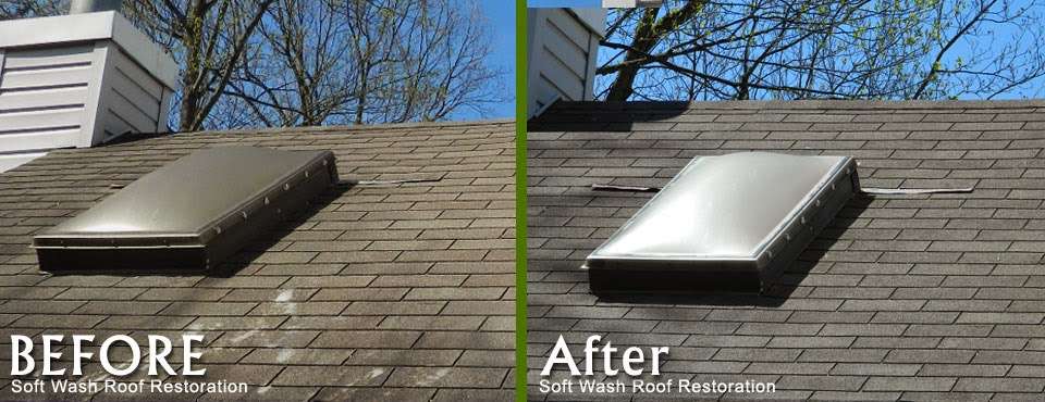 Soft Wash Roof Restoration | 2520 Stoneybrook Ln, Drexel Hill, PA 19026, USA | Phone: (484) 680-5908