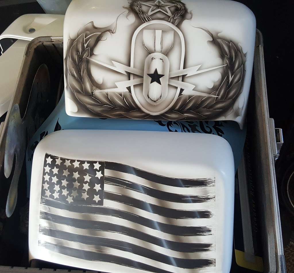 AK Airbrushing & Auto Body | 4130 Mennes Avenue hangar 21, Riverside, CA 92509, USA | Phone: (951) 764-4129