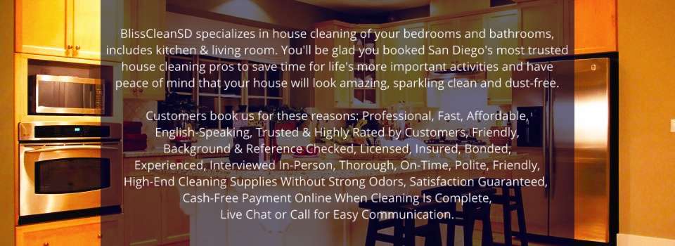 Bliss Clean | 440 Ribbon Beach Way, Oceanside, CA 92058, USA | Phone: (619) 500-6585