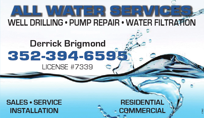 ALL WATER SERVICES OF CENTRAL FLORIDA | Groveland farms rd, Groveland, FL 34736, USA | Phone: (352) 394-6595
