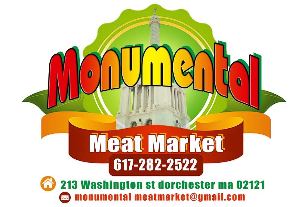 monumental meat market | 213 Washington St, Dorchester, MA 02121, USA | Phone: (617) 282-2522