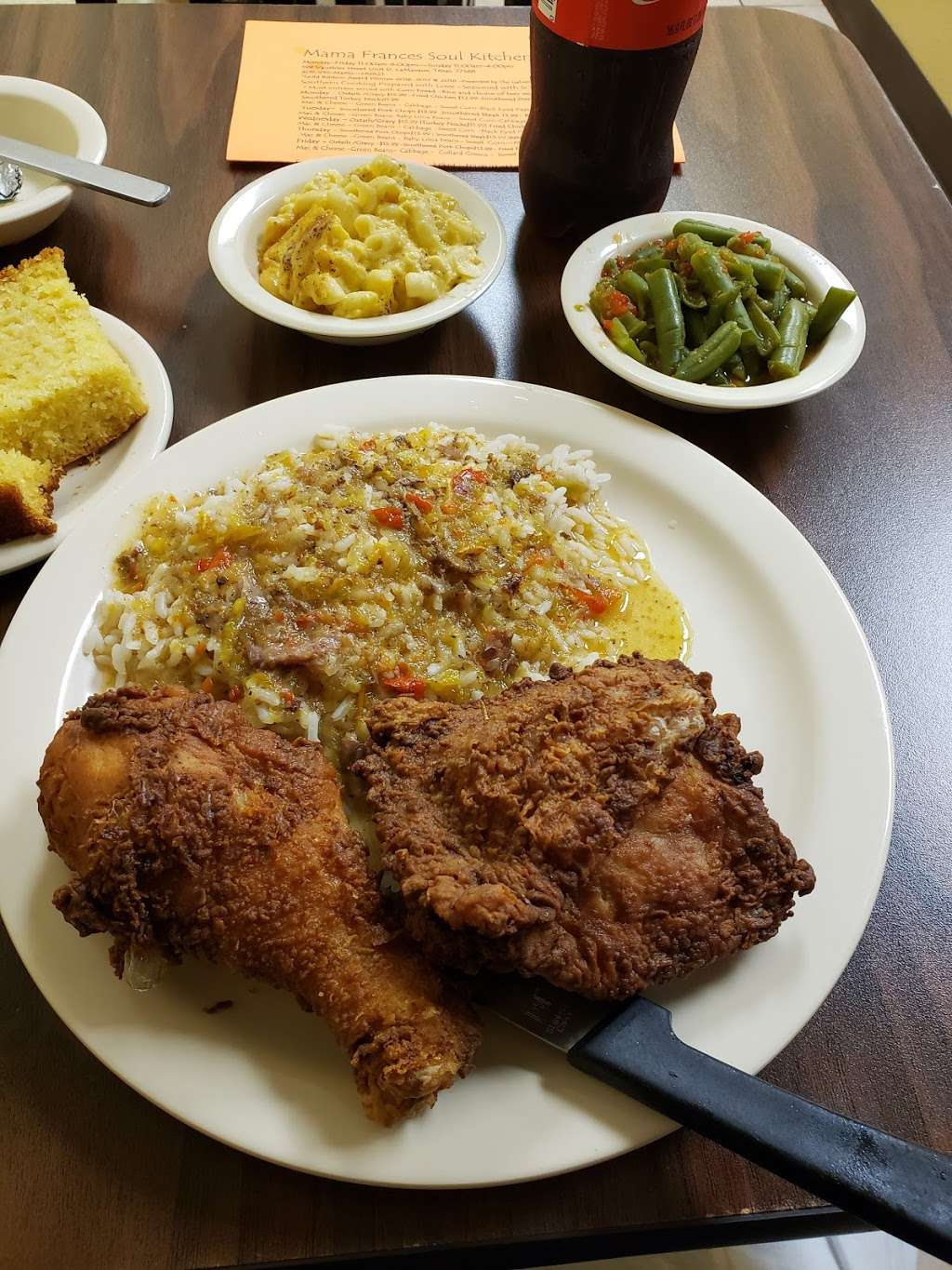 Mama Frances Soul Kitchen | 199 Vauthier St Unit D, La Marque, TX 77568 | Phone: (409) 935-6262