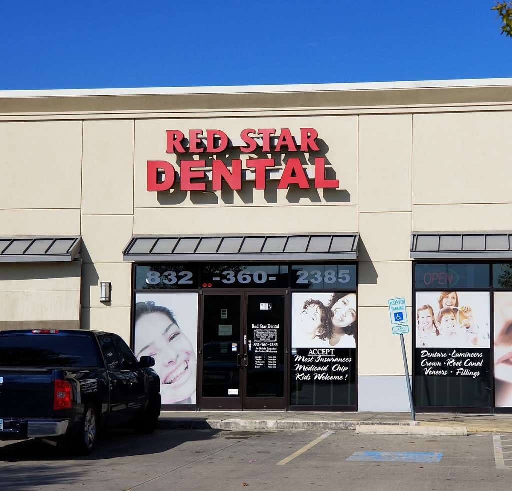 Red Star Dental | 14460 Hillcroft St #102, Houston, TX 77085, USA | Phone: (832) 360-2385