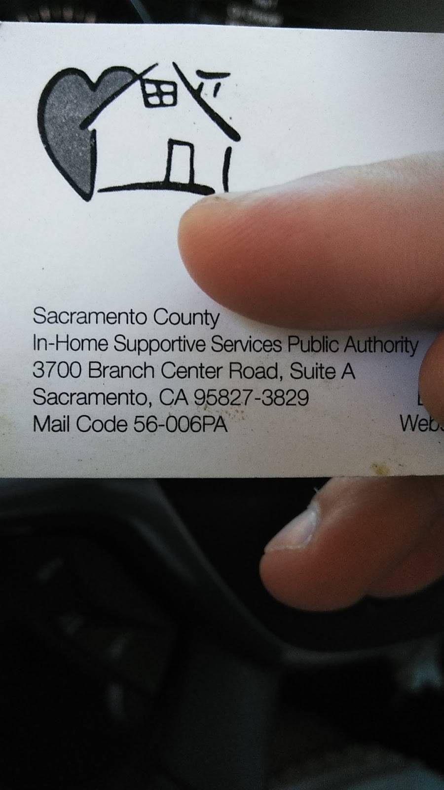 Sacramento County In Home Supportive Services Public Authority | 3700 Branch Center Rd A, Sacramento, CA 95827, USA | Phone: (916) 874-2888