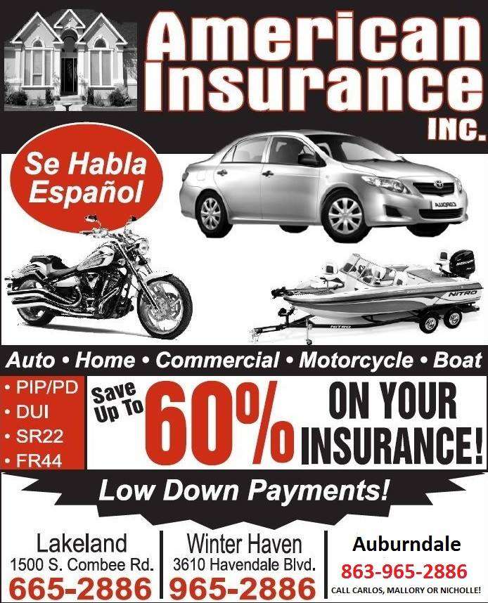 American Insurance Inc | 3610 Havendale Blvd, Winter Haven, FL 33881, USA | Phone: (863) 965-2886