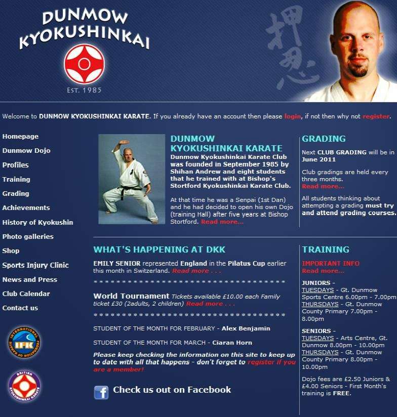 Dunmow Kyokushinkai Karate Club | 28 Tenterfields, Great Dunmow CM6 1HJ, UK | Phone: 07974 094925