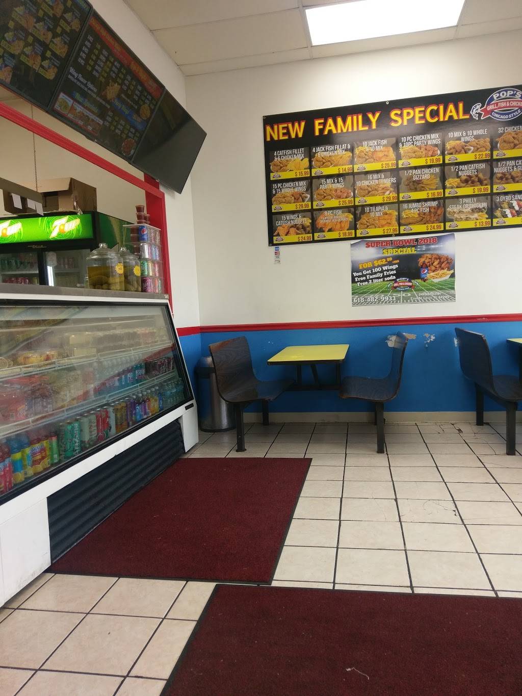 Pops Fish & Chicken | 2413 State St, East St Louis, IL 62205, USA | Phone: (618) 482-9933