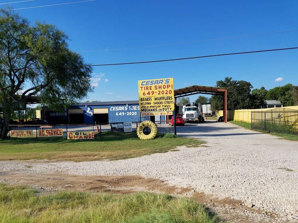 Cesars Tire Shop | 11197 US Hwy 87 E, Adkins, TX 78101 | Phone: (210) 649-2020