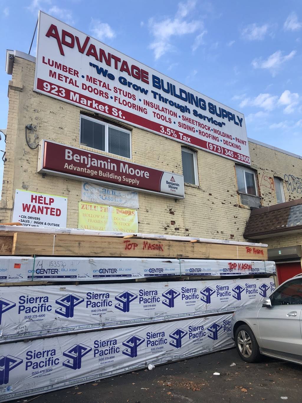 Advantage Building Supply | 923 Market St, Paterson, NJ 07513, USA | Phone: (973) 345-3900