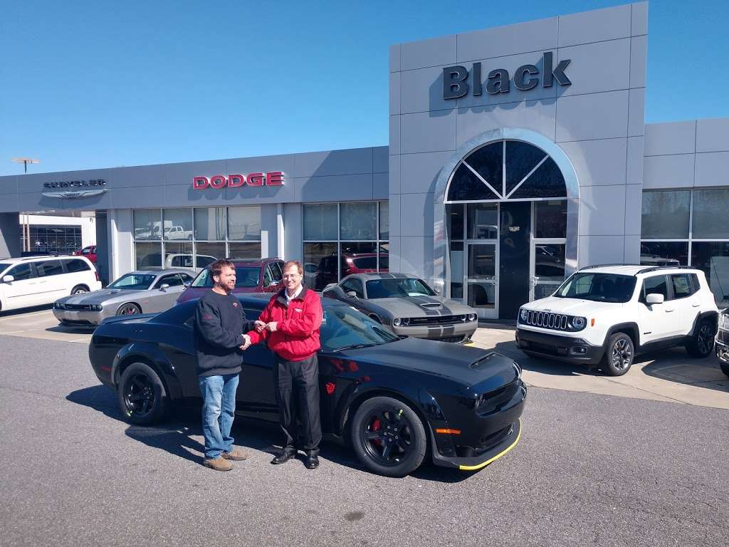 Black Chrysler Dodge Jeep Ram | 831 Salisbury Rd, Statesville, NC 28677 | Phone: (704) 924-7070