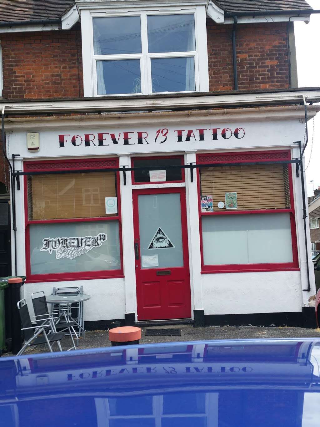 Forever 13 Tattoo Parlour | 25 Nutfield Rd, Merstham, Redhill RH1 3EN, UK | Phone: 07445 828700