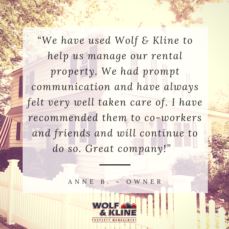 Wolf & Kline Property Management Inc | 1018 Main St, Akron, PA 17501, USA | Phone: (717) 859-2010