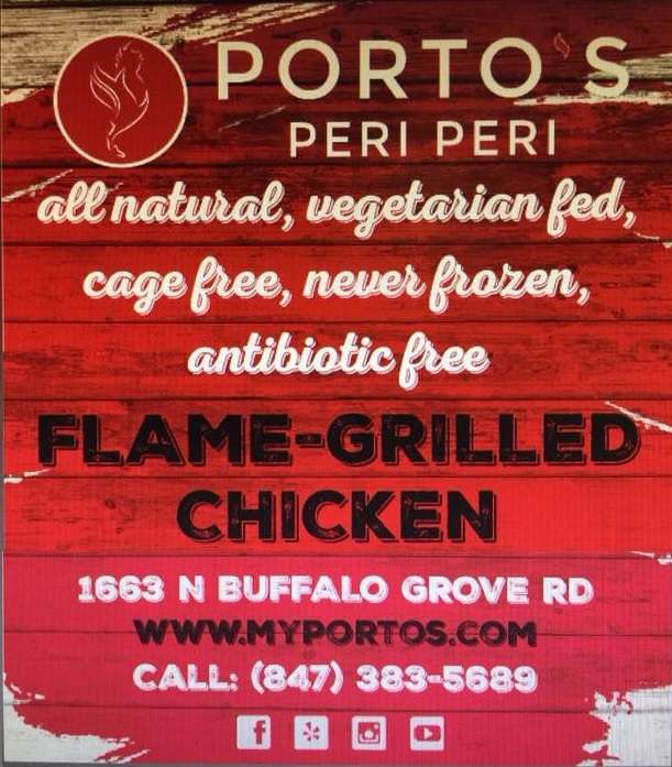 Portos Peri Peri | 1663 N Buffalo Grove Rd, Buffalo Grove, IL 60089, USA | Phone: (847) 383-5689