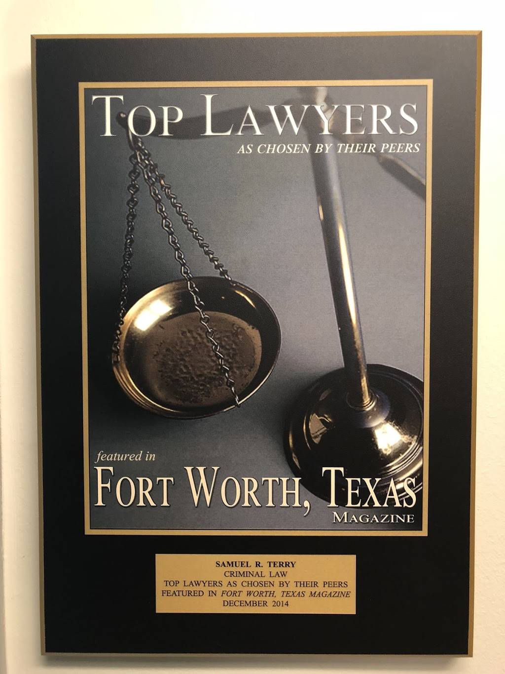 The Law Office of Samuel R. Terry, P.C. | 1209 E Belknap St, Fort Worth, TX 76102 | Phone: (817) 882-9977