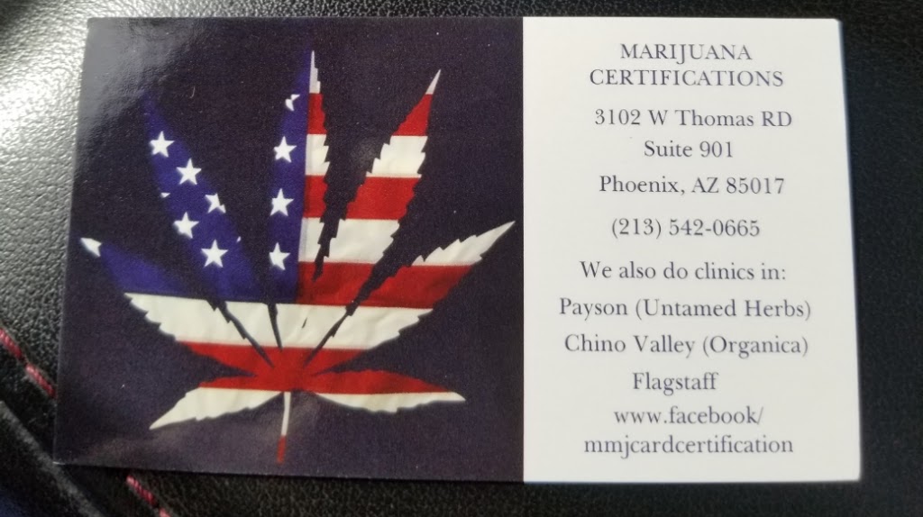 Marijuana Certifications | 3102 W Thomas Rd #901, Phoenix, AZ 85017 | Phone: (213) 542-0665