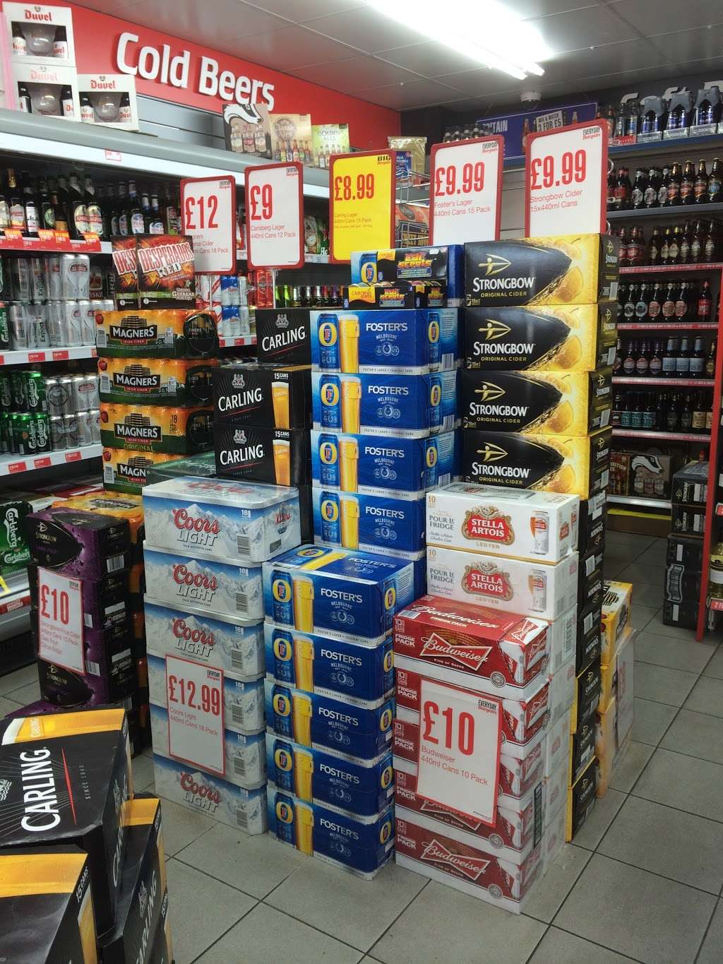 Bargain Booze Select Convenience | 497 Ongar Rd, Brentwood CM15 9JP, UK | Phone: 01277 374893