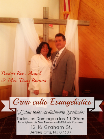 Monte Carmelo Pentecostal Church | 14 Graham St, Jersey City, NJ 07307, USA | Phone: (201) 798-4414