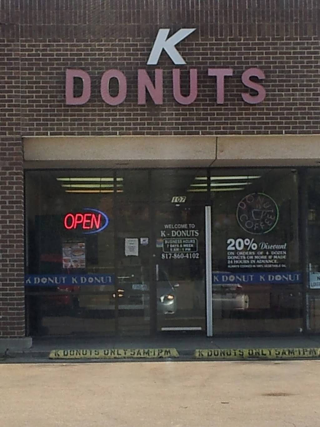 K Donuts | 1901 E Arkansas Ln # 107, Arlington, TX 76010, USA | Phone: (817) 860-4102