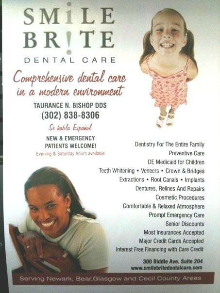 Smile Brite Dental Care | 300 Biddle Ave, Newark, DE 19702, USA | Phone: (302) 838-8306