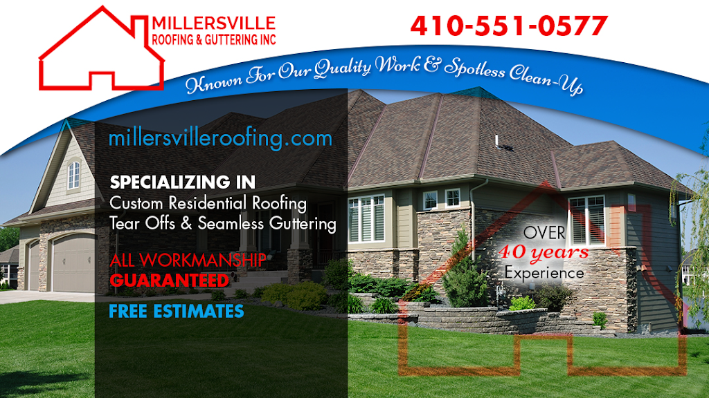 Millersville Roofing & Guttering | 349 Burns Crossing Rd, Severn, MD 21144, USA | Phone: (410) 551-0577
