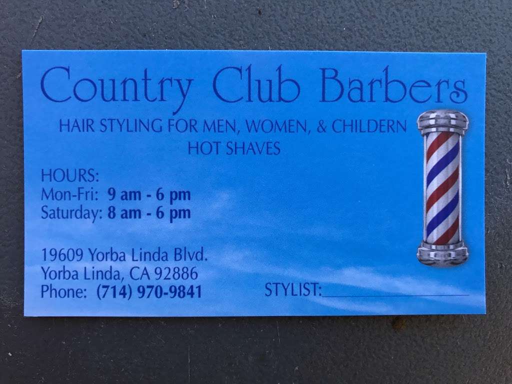 Country Club Village Barber | 19609 Yorba Linda Blvd, Yorba Linda, CA 92886 | Phone: (714) 970-9841