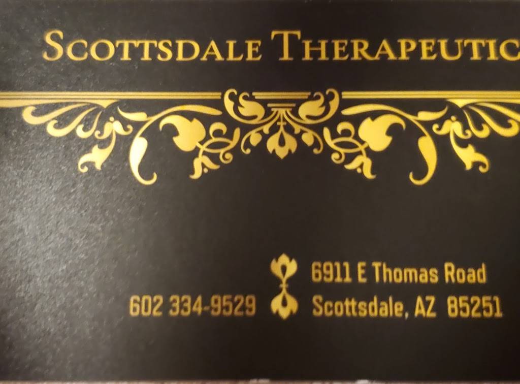 Scottsdale Therapeutic | 6911 E Thomas Rd, Scottsdale, AZ 85251, USA | Phone: (602) 334-9529